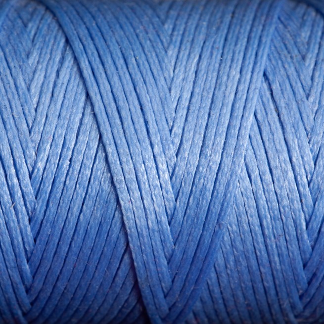 Нитка вощена плоска 100 м 1,0 мм синій Туреччина