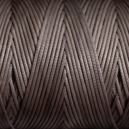 Нить вощеная плоская 100 м 1,0 мм серый галька Турция