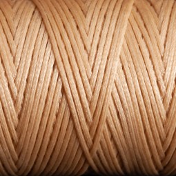 Нитка вощена плоска 100 м 1,0 мм беж пісок Туреччина