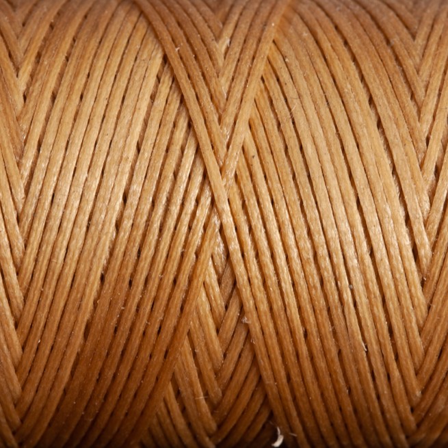 Нитка вощена плоска 100 м 0,8 мм беж нюд Туреччина