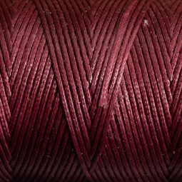 Нитка вощена плоска 100 м 0,8 мм бордо Туреччина