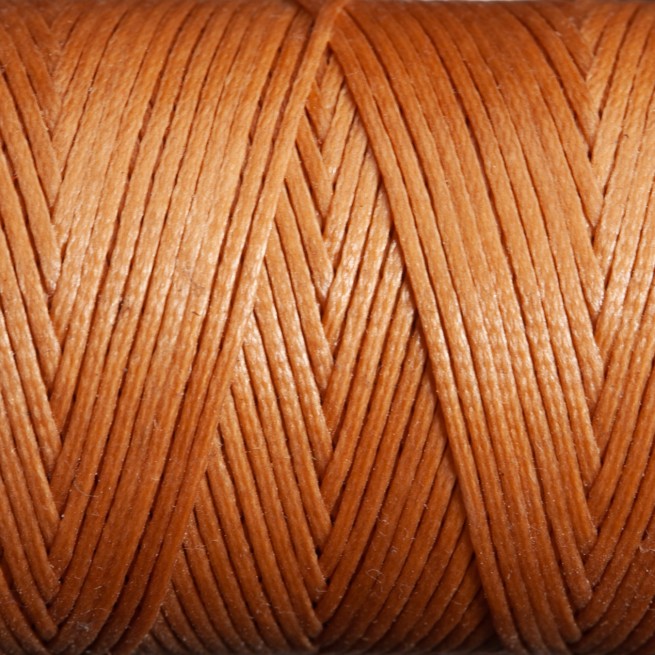 Нитка вощена плоска 100 м 1,0 мм беж бісквіт Туреччина