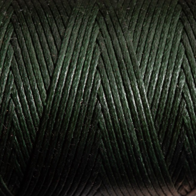Нитка вощена плоска 100 м 1,0 мм зелений ламінарія Туреччина