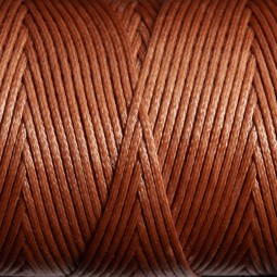 Нитка вощена плоска 100 м 1,0 мм коричневий горіх