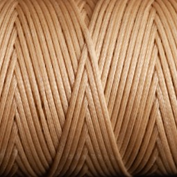 Нитка вощена плоска 100 м 1,0 мм беж нюд Туреччина