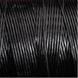 Нитка вощена плоска 500 м 1,0 мм чорна Туреччина