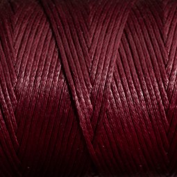 Нитка вощена плоска 100 м 1,0 мм бордо Туреччина