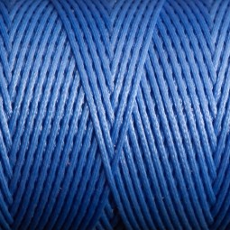 Нить вощеная плоская 100 м 0,8 мм синий индиго Турция