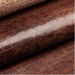 Шкіра ВРХ Крокодил Aligo Pull-UP коричневий ОЛИВА 1,0-1,2