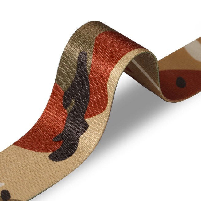 Стрічка ремінна 50 мм нейлон MILITARY жовто-коричневий Італія