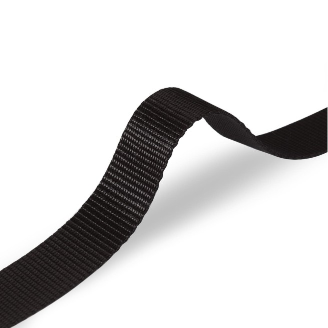 Стрічка ремінна 25 мм нейлон ЧОРНИЙ Італія