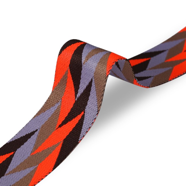 Стрічка ремінна 50 мм нейлон РОМБИ мульти Італія