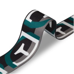 Стрічка ремінна 50мм нейлон зелений СМАРАГД тип F Італія