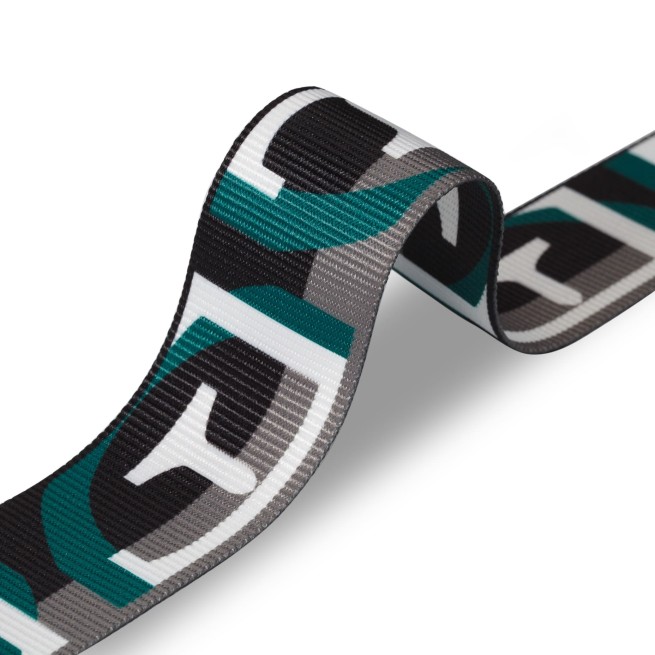 Стрічка ремінна 50мм нейлон зелений СМАРАГД тип F Італія