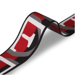 Стрічка ремінна 50мм нейлон червоний ТОМАТ тип F Італія