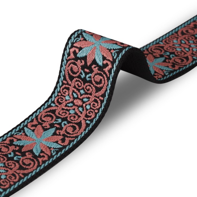 Стрічка ремінь 50 мм нейлон ЖАККАРД рожевий блакитний Італія