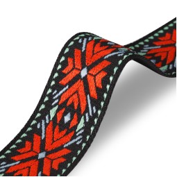 Стрічка ремінна 50 мм нейлон ETNICA оранж блакитний Італія