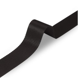 Стрічка ремінна 40 мм нейлон ЧОРНИЙ Італія