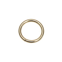 Кольцо ЗОЛОТО 40х5мм гнутое тип304