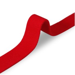 Стрічка ремінна 40 мм тип N0346 б/п червоний