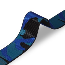 Стрічка ремінна 50 мм нейлон MILITARY синій чорний Італія