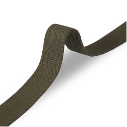 Стрічка ременная 30 мм х/б зелений хакі N0362 Італія