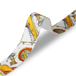 Стрічка ремінна 40 мм нейлон білий travel Італія