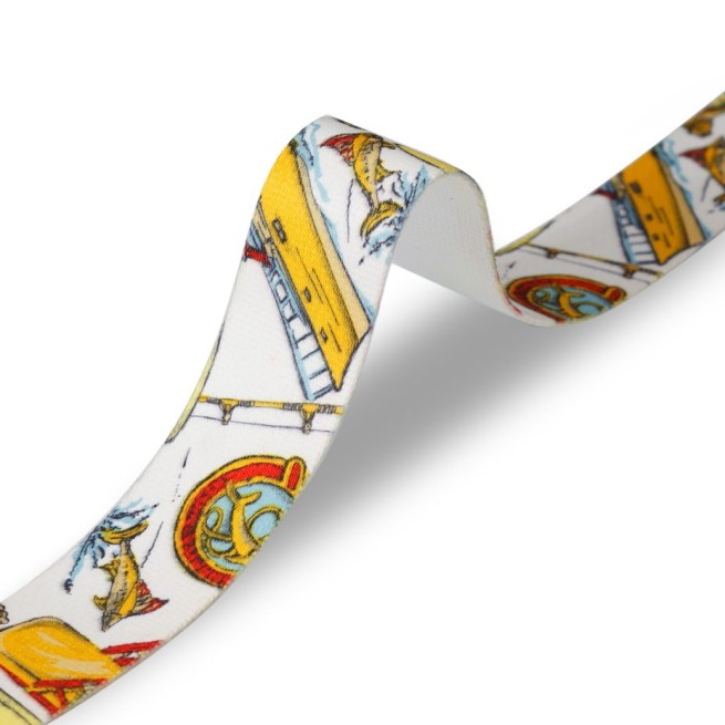 Стрічка ремінна 40 мм нейлон білий travel Італія