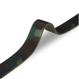 Стрічка ремінна 30 мм нейлон зелений камуфляж Італія