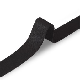 Стрічка ремінна 38 мм чорний Італія