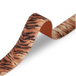 Стрічка ремінна 40 мм нейлон коричневий зебра Італія