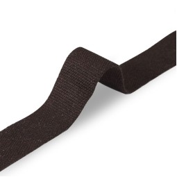 Стрічка ремінна 40 мм б/п коричнева кава Італія