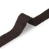 Стрічка ремінна 40 мм б/п коричнева кава Італія