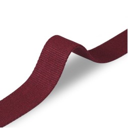 Стрічка ремінна 40 мм б/п бордо Італія
