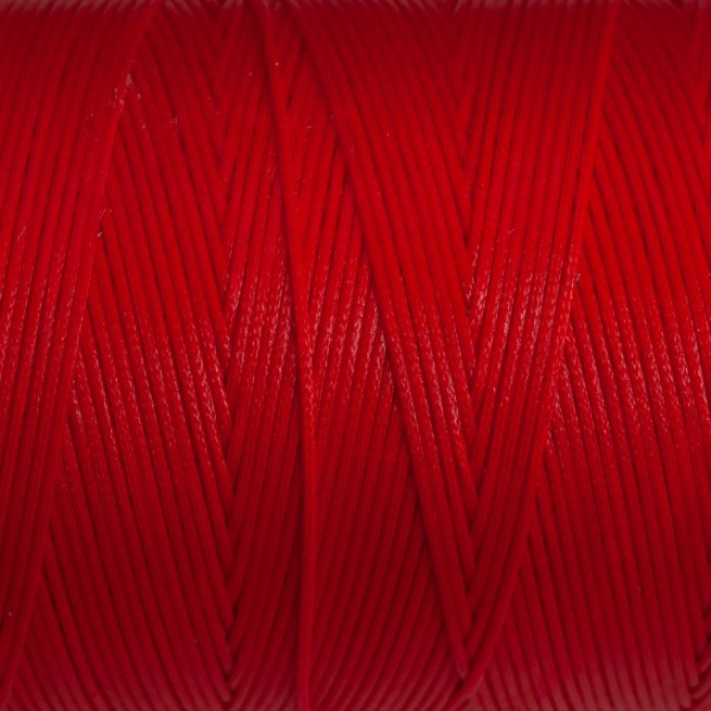 Нитка вощена 500 м 1мм тип U0444 червоний амарант