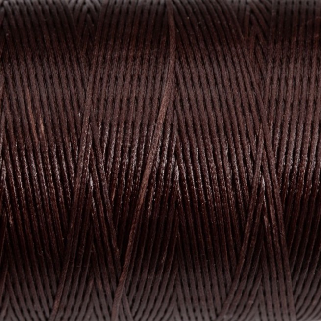 Нитка вощена плоска 500 м 1,0 мм коричневий грунт Туреччина