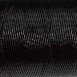 Нитка вощена плоска 500 м 0,7 мм чорна Туреччина