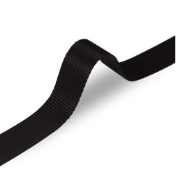 Стрічка ремінна 30 мм нейлон ЧОРНИЙ Італія