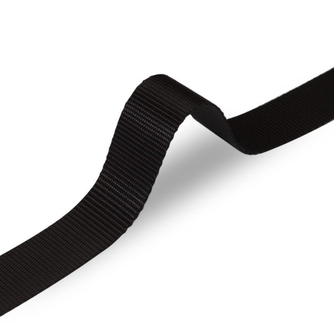 Стрічка ремінна 30 мм нейлон ЧОРНИЙ Італія