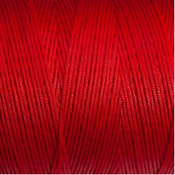 Нитка вощена 500 м 1мм тип U0444 червоний