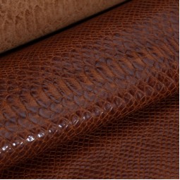 Шкіра ВРХ Пітон Asya коричневий ТОФФІ 1,0-1,1Туреччина