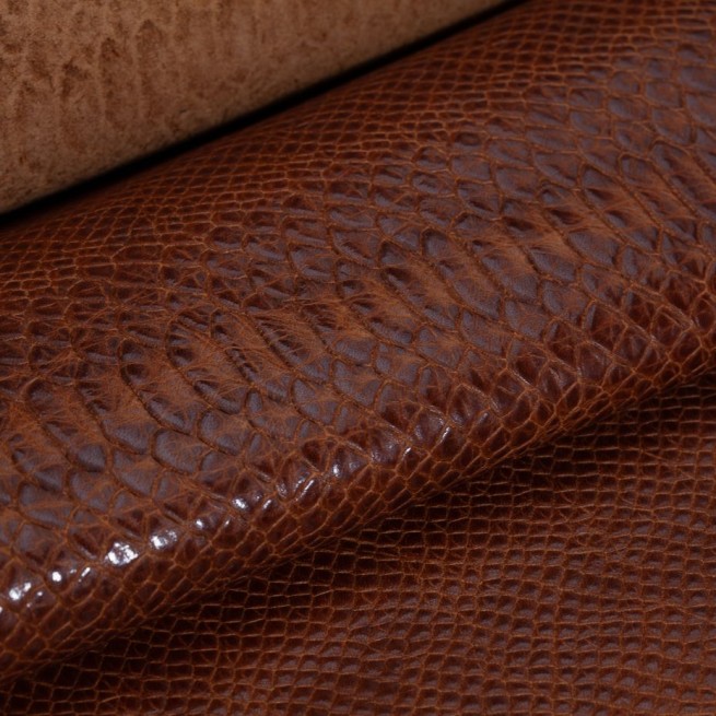 Шкіра ВРХ Пітон Asya коричневий ТОФФІ 1,0-1,1Туреччина