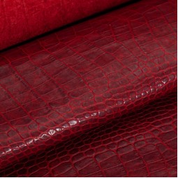 Шкіра ВРХ Крокодил Aligo Pull-UP червоний 1,0-1,2 Туреччина