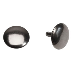 Хольнитен ЧЕРНЫЙ НИКЕЛЬ 15х10 мм НОЖКА двусторонний