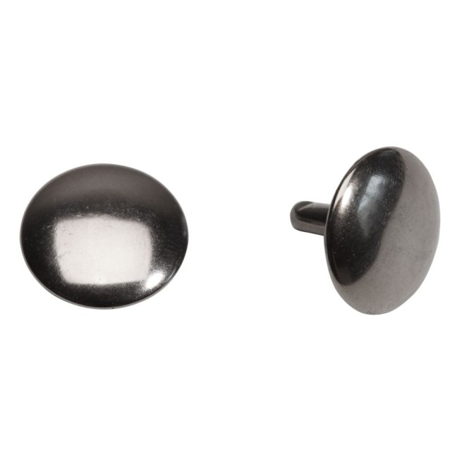 Хольнитен ЧЕРНЫЙ НИКЕЛЬ 15х10 мм НОЖКА двусторонний