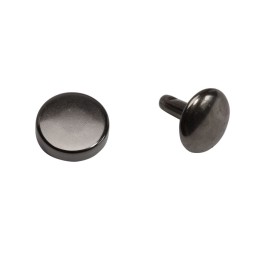 Хольнитен ЧЕРНЫЙ НИКЕЛЬ 12x11х10 мм МУШКА двусторонний