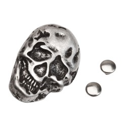 Хольнітени СРІБЛО 48,7 мм тип C6526 ЧЕРЕП