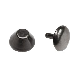 Хольнитен ЧЕРНЫЙ НИКЕЛЬ 15х10 мм КОНУС двусторонний