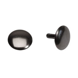 Хольнитен ЧЕРНЫЙ НИКЕЛЬ 15х12 мм НОЖКА двусторонний