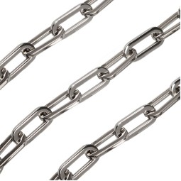 Цепь декоративная НИКЕЛЬ 11,5 мм тип304
